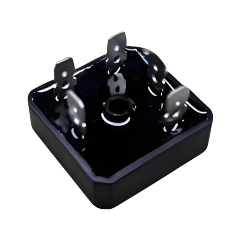 How does a bridge rectifier achieve full-wave rectification and improve power supply efficiency using only four diodes?