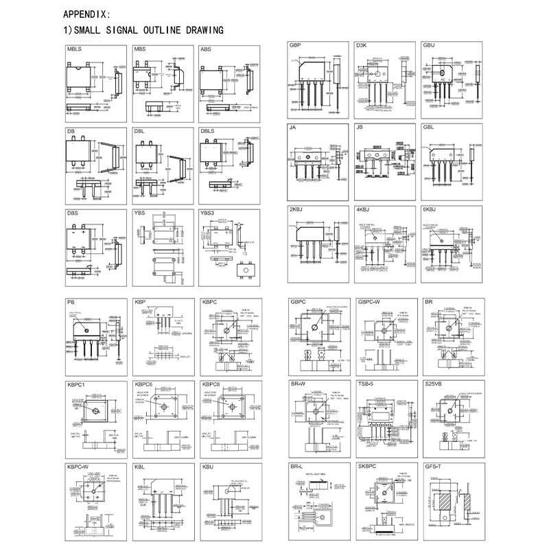 Small Signal Outline Drawing